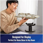 4D Build Star Wars Millennium Falcon 3D Model Kit, 𝖲tar Wars Gifts, Ѕtar Ｗars Toys Desk Decor for Star Ｗars Fans & Collectors, Adults & Teens 12+