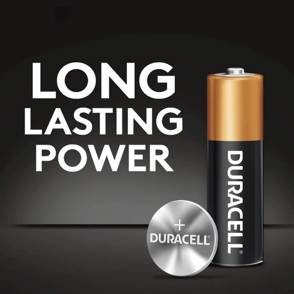 DURACELL - CopperTop AA Alkaline Batteries, Long Lasting, All Purpose Double A Battery Usable for Household and Business