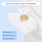 TUSHY Classic 3.0 Bidet Toilet Seat Attachment - a Non-Electric Self Cleaning Water Sprayer with Adjustable Water Pressure Nozzle, Angle Control & Easy Home Installation (Brushed Nickel)