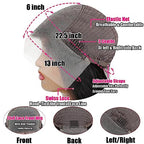 13x6 Body Wave Lace Front Wigs Human Hair Pre Plucked Glueless Wigs Human Hair 180% Density HD Transparent Lace Frontal Wigs Human Hair for Black Women Body Wave Wig 20 Inch