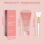YULI collagen night wrapping mask, Overnight collagen face mask Easy Peel Off Facial Mask Skin Care night mask 2.54 fl.oz (2pcs)