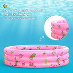Garden Round Inflatable Baby Swimming Pool, Portable Inflatable Child/Children Little Pump Pool,Kiddie Paddling Pool Indoor&Outdoor Toddler Water Game Play Center for Kids/Girl/Boy