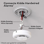 Kidde‘s 20-9003 Quick Connect Adapter Plug for Hardwired Smoke and CO Detectors – Compatible with Kidde’s Alarms – Smoke Detector Adapter for Easy Retrofit Installations, Pack of 2