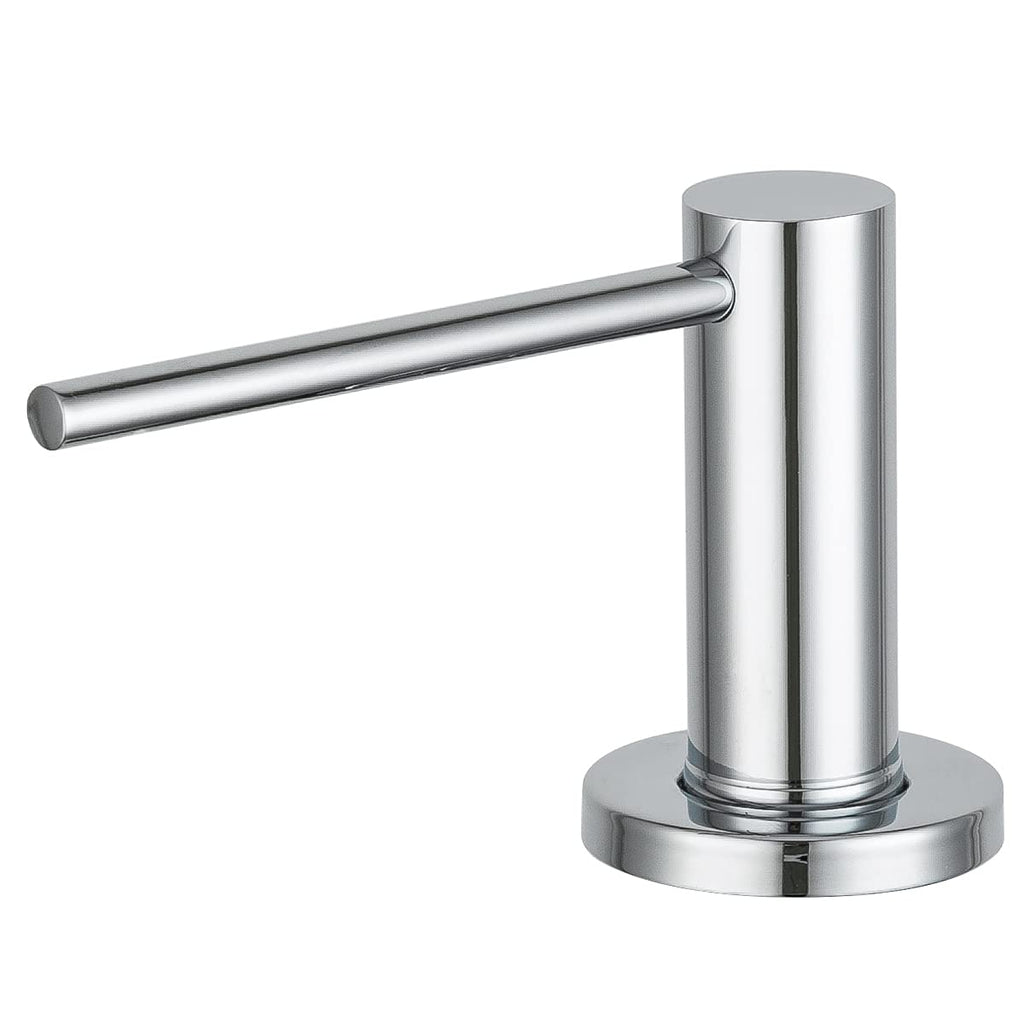 Soap Dispenser for Kitchen Sink Polished Chrome GAPPO Stainless Steel Countertop Pump Hand Lotion Built in Bottlend Lotion Built in Bottle