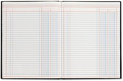 Adams ARB8002M Account Book, 2 Column, Black Cover, 80 Pages, 7 X 9 1/4
