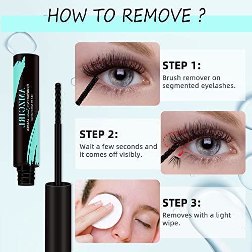 Eyelash Extension Remover 12ML,Lash Cluster Remover For Lash Extensions,Individual Lashes Remover Non Irritating,Diy Eyelashes Clusters Glue Remover Oil,Eye Cleanser For Removal Diy Lash Extensions