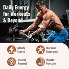 Resciency 2326 MG Mitochondrial Supplements with ATP, Vitamins, CoQ10 & PQQ, More Effective Than Creatine HMB & Nitric Oxide, Energy, Endurance, Strength, Recovery & Muscle, Organic, 240 Capsules