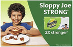 Bounty 96595CT Quilted Napkins, 1-Ply, 12 1/10 x 12, White, 200/Pack, 8 Pack/Carton