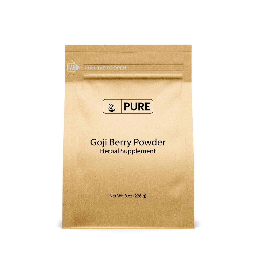 Pure Original Ingredients Goji Berry Powder (1lb) Wolfberry, Traditional Herbal Supplement, Non-GMO
