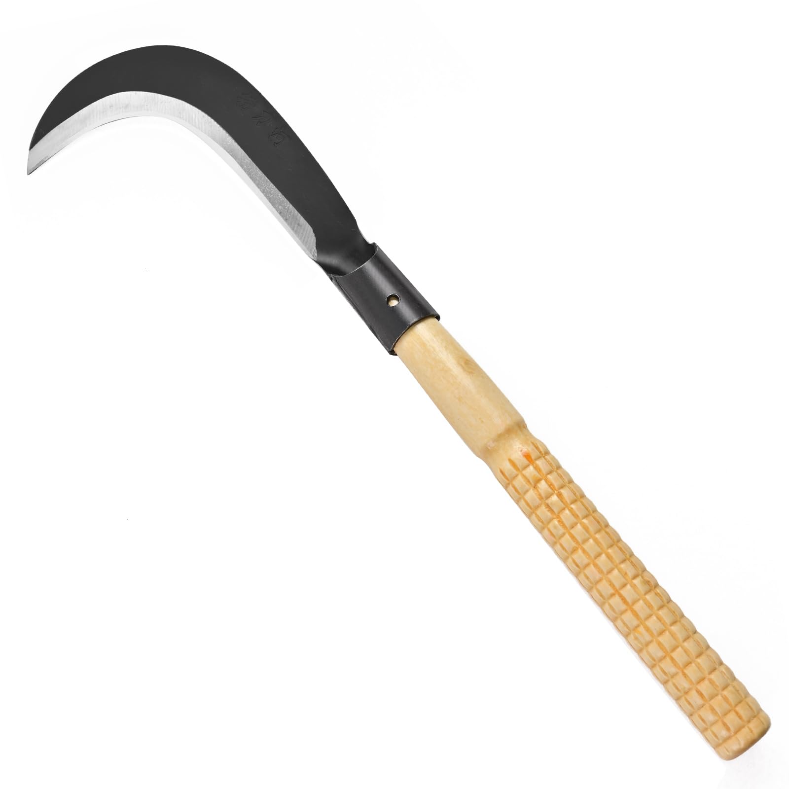 EcoDigilife Billhook Sickle Machete Knife,Clearing Sickle,Manganese Steel Blade Hand held Sickle Tool - Multipurpose Gardening Weeding Grass Sickle and Farming Portable Safety Sickle