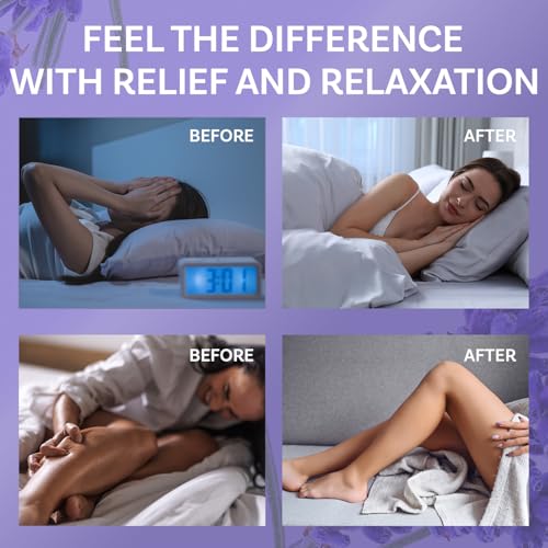 Dersie Magnesium Cream for Sleep & Leg Cramps: Soothing Magnesium Lotion with Lavender, Grape & Camellia Seed Oil - Hydrating & Calming for Men, Women and Kids (4 fl oz)