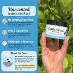 Whipped Tallow Body Butter by Cattle Creek - Deep Moisturizing, Skin Soothing & Repairing Cream for Dry, Sensitive Skin & Stretch Marks - All-Natural 100% Grass-Fed Tallow Skincare for Face, Body & Hands