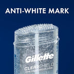 Gillette Antiperspirant and Deodorant for Men, 72hr Sweat & Odor Protection, Long Lasting Freshness, Anti-White Mark Technology, Clear Gel, Tropical Breeze Scent, 3.8 oz (Pack of 3)