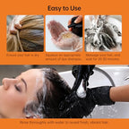Hair Color Shampoo for Gray Hair- Hair Dye Shampoo,4 In 1 Easy to use Natural&Long Lasting Looking Ammonia Free(Dark Brown)
