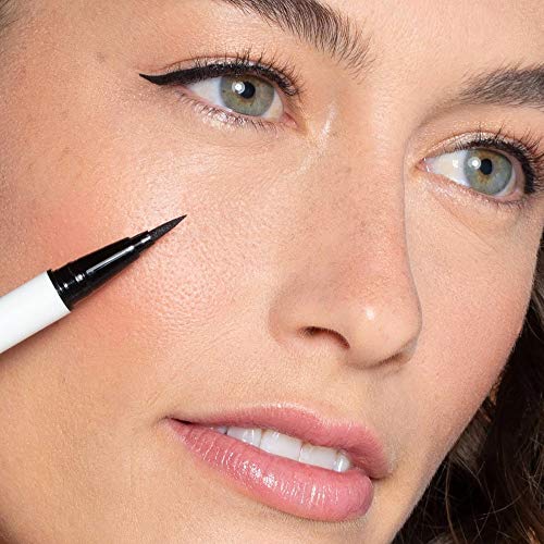 ILIA - Clean Line Liquid Liner | Non-Toxic, Vegan, Cruelty-Free, Quick Dry, Carbon Black-Free, + Water Resistant with Precision Tip (Black, 0.01 fl oz | 0.55 ml)