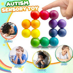 Autism Sensory Fidget Toys Easter Eggs Basket Stuffer Gigts for Kids Toddler, Autistic ADHD Figette Ball Calm Down Toddlers Activities for 3-5, Airplane Car Travel Essentials Toys for Kids Age 5-7