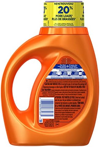 Tide Plus Febreze Freshness Liquid Laundry Detergent, Spring Renewal Scent, 1.09 L (24 Loads)