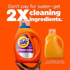 Tide Hygienic Clean Heavy 10x Duty Liquid Laundry Detergent, HE Compatible, Spring Meadow Scent, 59 Loads, 84 fl oz