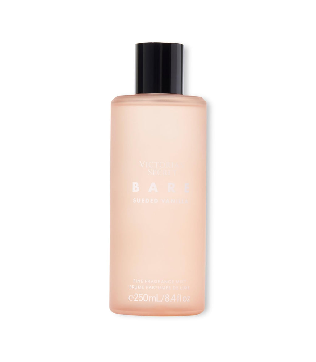 Victoria's Secret Bare Sueded Vanilla Fragrance Mist, Notes of Wild Saffron, Creamy Sandalwood, Vanilla Milk, Body Spray for Women (8.4 oz)