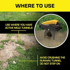 Tomcat Mole Trap, Innovative and Effective Mole Remover Trap Kills Without Drawing Blood, Reusable and Hands-Free, 1 Trap
