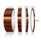ELEGOO High Temp Tape, 4 Pack Polyimide High Temperature Resistant Tape
