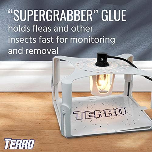 TERRO T231 Flea Trap Refills - Replacement Flea Trap Glue Boards,White, 3 Count (Pack of 1)