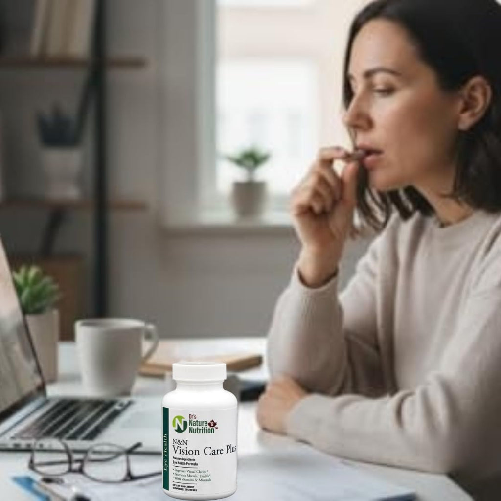 Dr's Nature & Nutrition Vision Care Eye Vitamins & Eye Supplement with Lutein & Zeaxanthin for Macular Health & Blue Light Protection