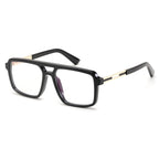 FEISEDY Retro Aviator Blue Light Glasses for Men Women Square Frame Computer Reading/TV/Phones Glasses B0209