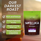 Specialty Volcanic Nicaraguan - 2014 Bold Dark Roast Coffee, Rich & Intense, Low Acid, 91 Point, SHG, Small Batch Roasted, Farm Direct, 100% Single-Origin | Santa Lucia | Whole Bean, 5 Pounds (5-16oz)