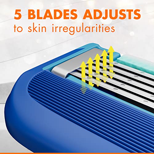 Gillette Sensor5 Men's Disposable Razors, 2 Count (Pack of 2)