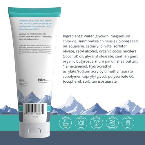 Bolton's Naturals Unscented Lotion Tube with Magnesium, Jojoba, Coconut Oil, and Shea Butter-250ml