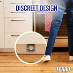 TERRO T500SR Indoor Multi-Surface Roach Bait Stations - Indoor Roach Killer, 12 Bait Stations, Black