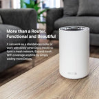 TP-Link Deco XE75 AXE5400 Tri-Band WiFi 6E Mesh System - Covers up to 5500 Sq.Ft, Replaces WiFi Router and Extender, AI-Driven Mesh, 6GHz Band, 2-Pack