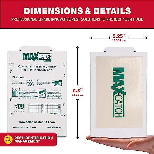 Catchmaster Pro Strength Mouse & Insect Glue Board Set, 60pk & 36-pk, Mouse Traps Indoor for Home, Pet Safe Pest Control