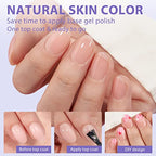 BTArtbox 160pcs Almond Plastic False Nails, Extra Short with Primer Cover, Jelly XCOATTIPS, 16 Sizes, Full Well Tips, Pressure Comfortable Wear, Last 28+ Days, Ideal Gift