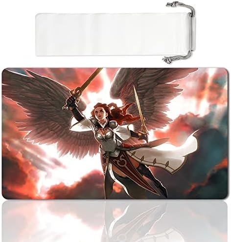 Board Game MTG Playmat Games Size 60X35 cm CCG Compatible for MTG CCG RPG Trading Card Game (Gisela)