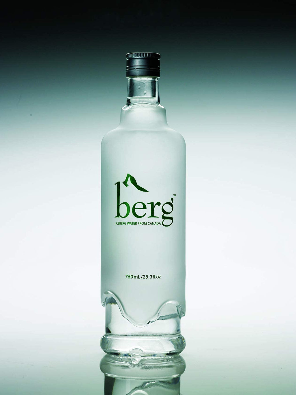 Berg Water, Sourced from Icebergs, 25.36oz (One 750ml Glass Bottle)