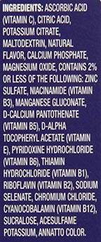 Super C Vitamin & Mineral Drink Mix, Orange, 6 CT Singles To Go, Pack Of 12 (72 Total Packets)