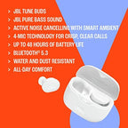 JBL Tune Buds - True wireless Noise Cancelling earbuds, JBL Pure Bass Sound, Bluetooth 5.3, 4-Mic technology for Crisp, Clear Calls, Up to 48 hours of battery life, Water and dust resistant (Black)
