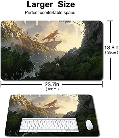 Board Game MTG Playmat Games Size 60X35 cm CCG Compatible for MTG CCG RPG Trading Card Game (MTG1-Rootbound Crag)