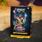 Magic The Gathering Aetherdrift Commander Deck - Living Energy (100-Card Deck, 2-Card Collector Booster Sample Pack + Accessories)