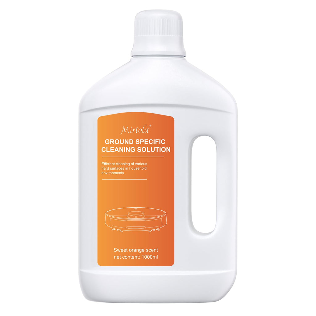 Sweet Orange Scent Floor Cleaning Solution Compatible with Dreame Cleaning Solution, Floor Cleaner for Hardwood Tile Hardfloor, Compatible Robot Vacuums with Mopping and Wet Dry Vacuum (1 Bottle)