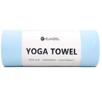 Eunzel Hot Yoga Towel Non Slip Yoga Mat Towel Non-Slip Sweat Absorbent Towel for Hot Yoga, Pilates and Workout 72" x 26.5", Blue