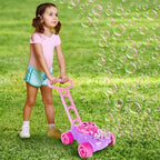 ArtCreativity Bubble Lawn Mower for Toddlers 1-3, Kids Bubble Machine for 1-Year-Old Girl Gifts, Summer Outdoor Push Gardening Toys for Kids Age 1 2 3+ Birthday Gifts for Preschool Girls