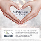 SNS Nail Dip Powder, Gelous Color Dipping Powder - Casino Knight (Pink, Purple/Magenta, Cream) - Long-Lasting Dip Nail Color Lasts 14 Days - Low-Odor & No UV Lamp Required - 1.5oz