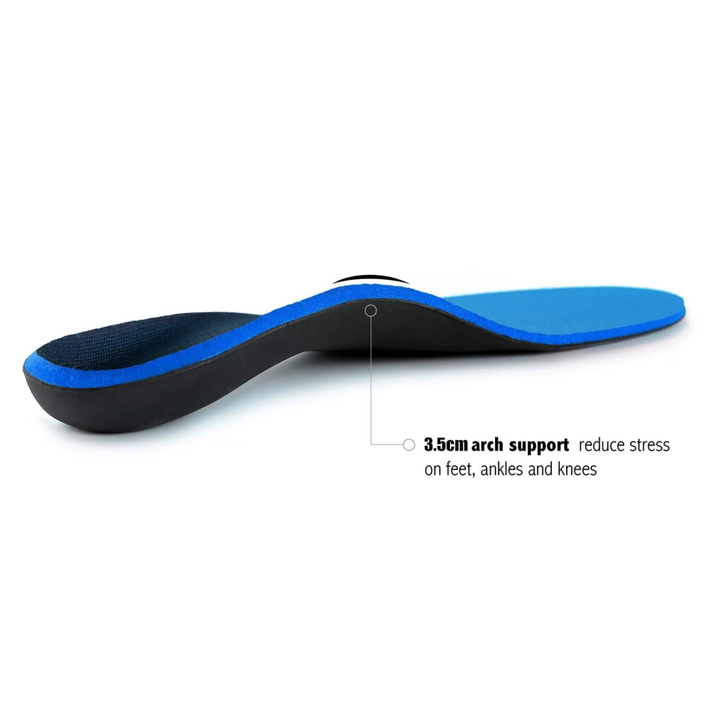 WalkHero Arch Support Inserts for Women Men, Relieve Plantar Fasciitis
