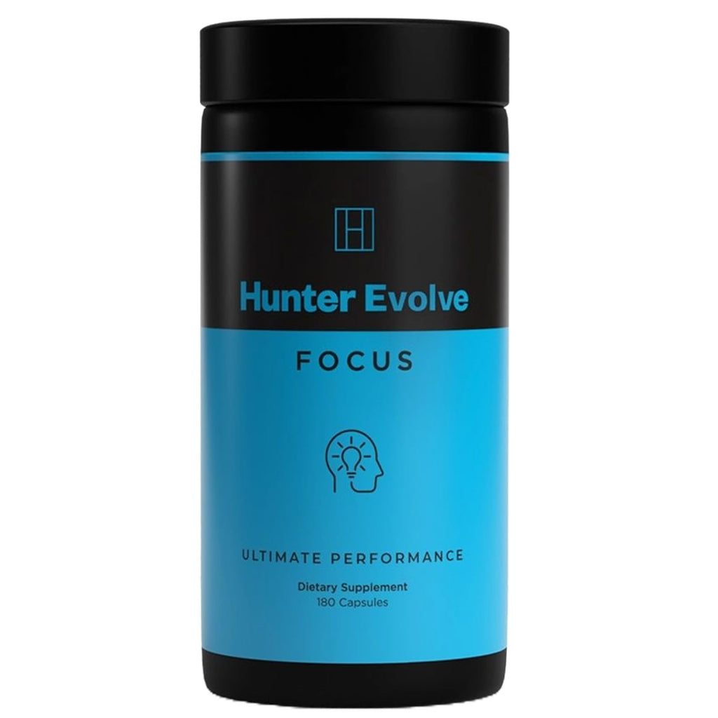 ROAR AMBITION Genuine Hunter Focus Premium Nootropic Brain Supplement for Memory and Focus - US Made with All Natural Ingredients Incl L-Theanine, Bacopa Monnieri & Lion's Mane