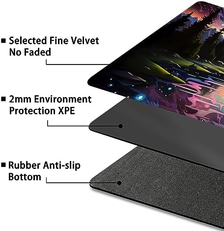 Playmat for MTG, with Free Storage Bags,Game Mat 24 x 14 inches, TCG and Board Game Mat for Cards,Mousepad Desk Mats (Regular,Magic Mat 10)