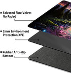Playmat for MTG, with Free Storage Bags,Game Mat 24 x 14 inches, TCG and Board Game Mat for Cards,Mousepad Desk Mats (Regular,Magic Mat 10)