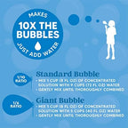 JOYIN 32 OZ Concentrated Bubble Solution for Bubble Machines (Up to 2.5 Gallons), Concentrated Solution Refills for Machine, Wands, Blower, Easter, Kids, Parties